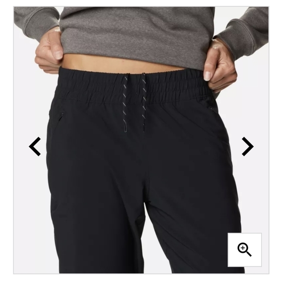 Columbia Women's Pleasant Creek  black Joggers size XL - Picture 3 of 12